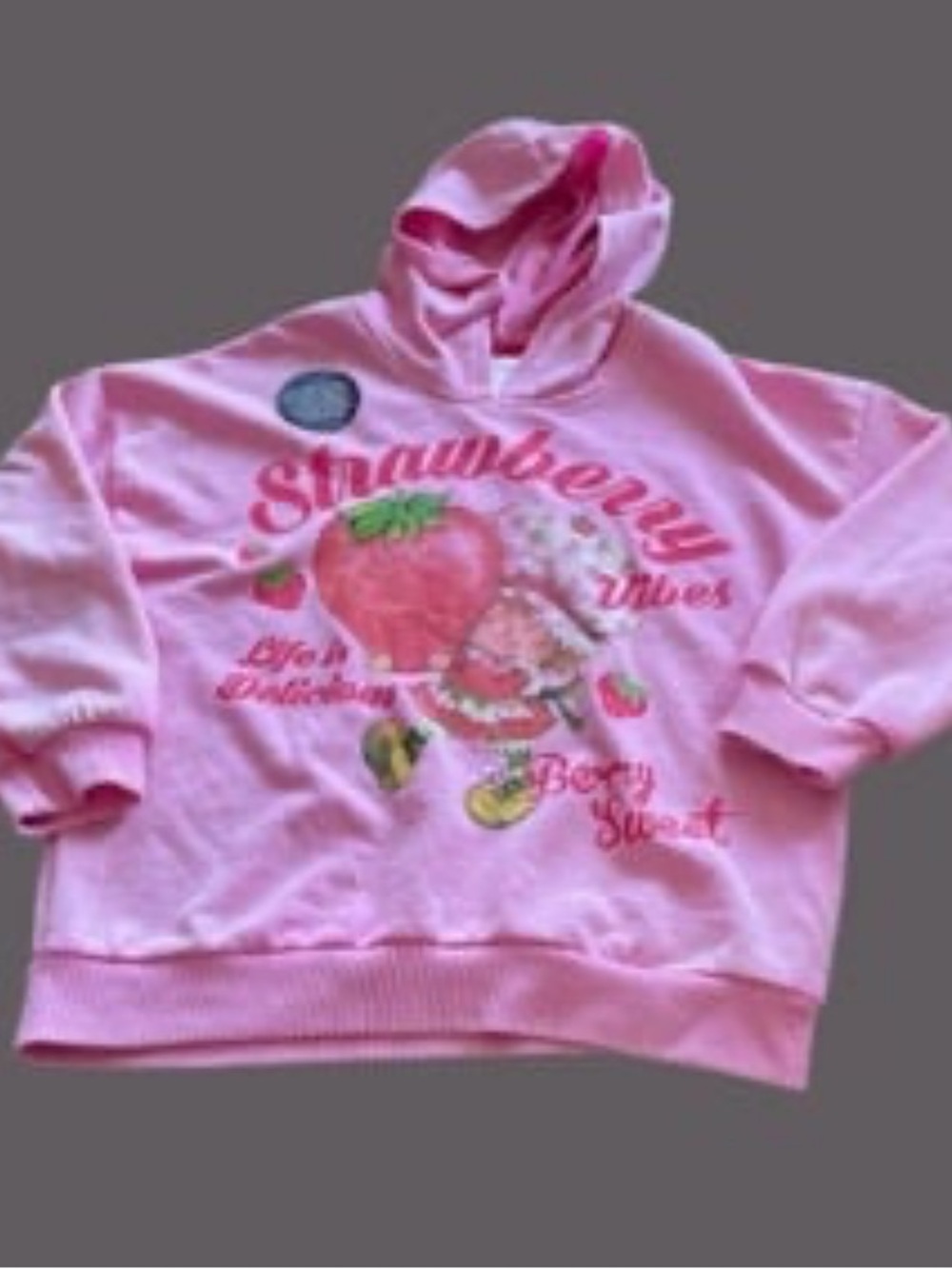 Girls 5T Strawberry Shortcake Hoodie Set - Picture 3 of 12